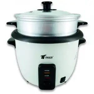 Thulos TH-RK15 500W Arrocera Eléctrica 1.5L 5-6 Raciones 500W Blanco