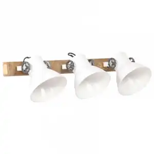 VidaXL Lámpara de Pared Industrial E27 65x25cm Blanca