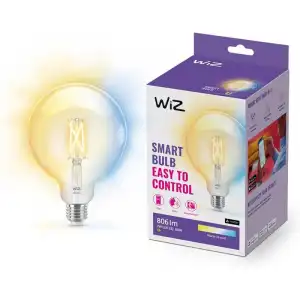 WIZ G125 Whites Bombilla Inteligente Wi-Fi Blanco Cálido/Frío E27