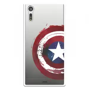Funda Oficial Escudo Capitan America Para Sony Xperia Xz