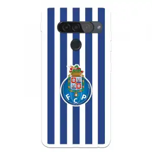 Funda Para Lg G8s Thinq Del Fútbol Club Oporto Escudo Rayas - Licencia Oficial Fútbol Club Oporto