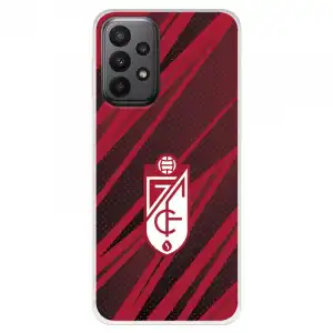 Funda Para Samsung Galaxy A23 5g Del Escudo - Líneas Rojas Y Negras - Licencia Oficial Granada Cf