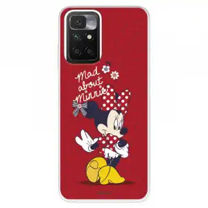 Funda para Xiaomi Redmi 10 Oficial de Clásicos Disney Minnie Mad About