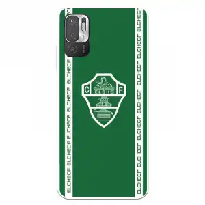 Funda para Xiaomi Redmi Note 10 5G del Elche Cf Escudo Fondo Verde Escudo Fondo Verde - Licencia Oficial Elche Cf
