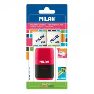 Milan Compact Touch Duo Afilaborra + 2 Gomas de Recambio