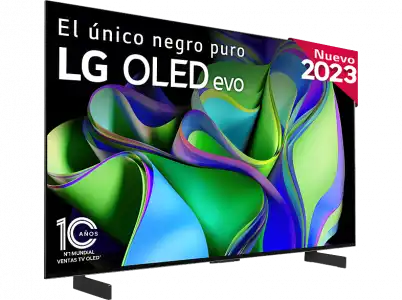 TV OLED 42" - LG OLED42C35LA, 4K, Inteligente α9 4K Gen6, Smart TV, DVB-T2 (H.265), Negro