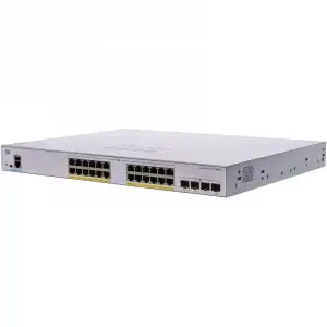 Cisco CBS350-24FP-4X-EU Switch de Red 24 Puertos GE PoE Completa 4 x SFP+ de 10 G