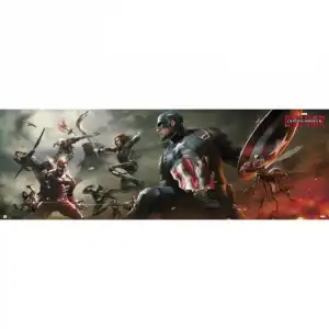 Erik Póster de Puerta Marvel Capitan América Civil War 158x53cm