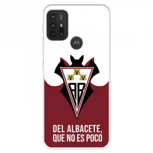 Funda Para Motorola Moto G10 Del Albacete Balompié Escudo "del Albacete Que No Es Poco" - Licencia Oficial Albacete Bal