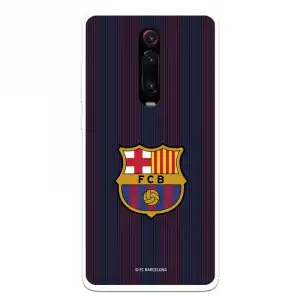 Funda Para Xiaomi Mi 9t Del Barcelona Rayas Blaugrana - Licencia Oficial Fc Barcelona