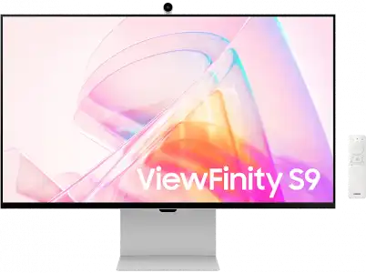 Monitor - Samsung ViewFinity S9 LS27C902PAUXEN, 27", 5K Ultrawide, 5ms, 60 Hz, Camara, WiFi, Bluetooth, Plata