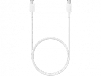 Cable USB C - Samsung EP-DA705BWEG, 1m, Macho-Macho, Blanco