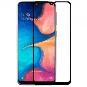 Cool Protector Pantalla Cristal Templado Full 3D Negro para Samsung Galaxy A20e A202
