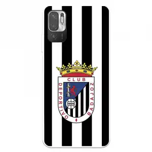 Funda para Xiaomi Redmi Note 10 5G del Badajoz Escudo Blanquinegro - Licencia Oficial Club Deportivo Badajoz