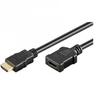 Goobay Cable de Extension HDMI Ethernet Macho/Hembra 5m Negro