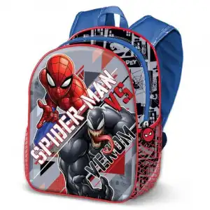 Karactermania Mochila Escolar Pequeña 3D Spiderman vs Venom