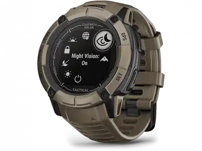 Reloj deportivo - Garmin Instinct® 2X Solar Táctil, Marrón, 145-228, 1.1 " Monocroma, Carga solar, Linterna LED
