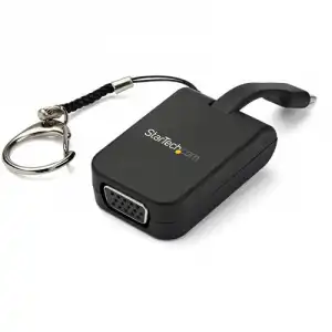 Startech Adaptador Portátil USB-C a VGA Negro