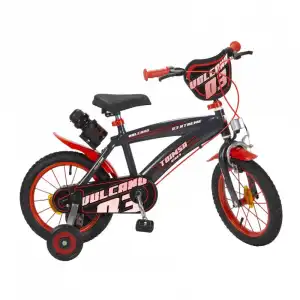 Toimsa Vulcano Bicicleta Infantil 14" Negra/Roja