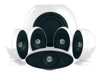 Altavoces KEF 3005 High Gloss 5.1 blancos