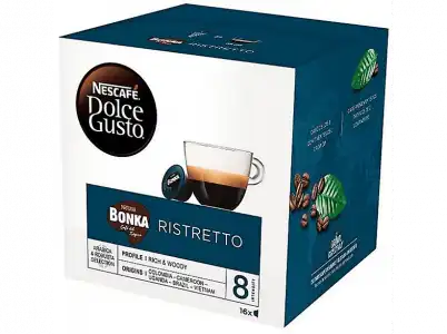 Cápsulas monodosis - Dolce Gusto Bonka Espresso, Pack de 16 cápsulas para tazas