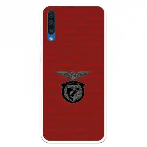 Funda Para Samsung Galaxy A50 Del Escudo Fondo Granate - Licencia Oficial Benfica