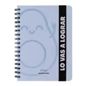 Mr Wonderful Agenda anual 2024 semana vista Lo vas a lograr azul