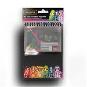 Set de papelería cuaderno & pizarra Rainbow High