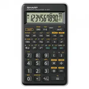 Sharp EL-501T Calculadora Científica 12 Dígitos Blanca