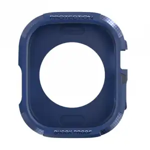 Avizar Carcasa Apple Watch 45mm/44mm/45mm Modelos del 1 al 8 Fibra De Carbono Azul