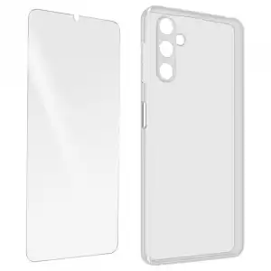 Carcasa Para Samsung Galaxy A14 5g Silicona Flexible Cristal Templado 9h