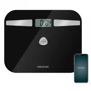 Cecotec Surface Precision EcoPower 10200 Smart Healthy Black Báscula de Baño