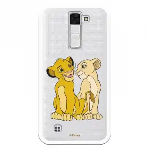 Funda Oficial Disney Simba Y Nala Transparente Para Lg K8 - El Rey León
