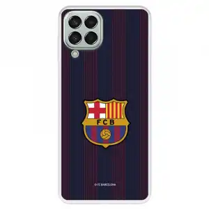 Funda Para Samsung Galaxy M33 5g Del Fc Barcelona Rayas Blaugrana - Licencia Oficial Fc Barcelona