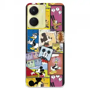 Funda Para Vivo Y16 Oficial De Disney Mickey Comic - Clásicos Disney