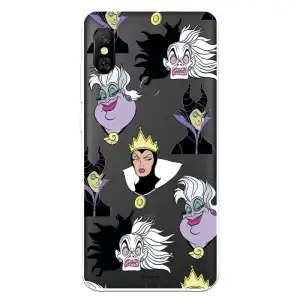 Funda Para Xiaomi Redmi Note 6 Oficial De Disney Villanas Patrón - Villanas Disney