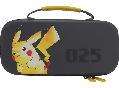 Funda - Power A 025 Pokémon, Para Nintendo Switch y Lite, Caucho, Negro