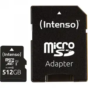 Intenso Premium MicroSDXC 512GB UHS-I U1 Clase 10