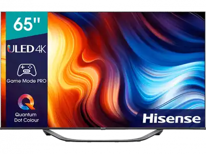 TV ULED 65" - Hisense 65U7HQ, UHD 4K, Quad Core MT9900, Smart TV, Bluetooth, Wifi, Game Mode PRO, Gris oscuro