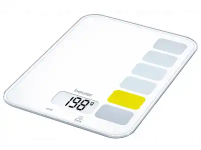 Balanza de cocina - Beurer KS 19 Peso máximo 5Kg, Escala medición 1g, Display digital