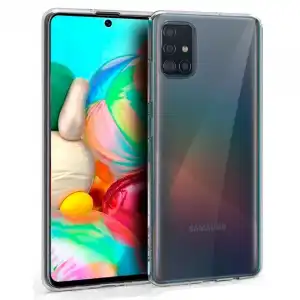 Cool Funda Silicona Transparente para Samsung Galaxy A71