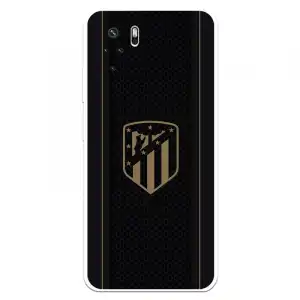 Funda Licencia Oficial Atlético de Madrid Escudo Dorado Fondo Negro para Xiaomi Redmi Note 10