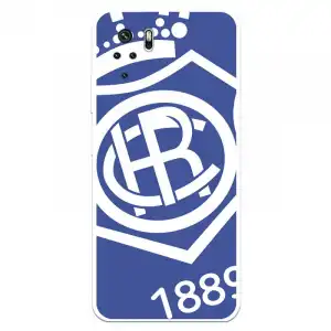 Funda Licencia Oficial Real Club Recreativo de Huelva Escudo Fondo Azul para Xiaomi Redmi Note 10