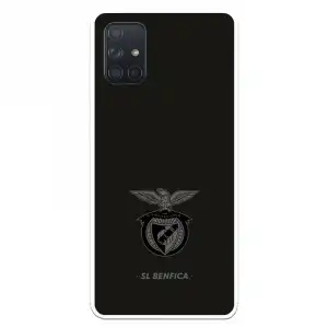 Funda Para Samsung Galaxy A71 Del Escudo Fondo Negro - Licencia Oficial Benfica