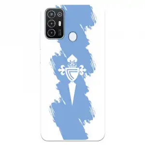 Funda Para Zte Blade A52 Del Rc Celta Escudo Trazo Azul - Licencia Oficial Rc Celta