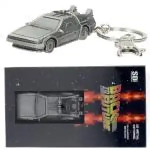 LLavero Delorean 3D Regreso al futuro