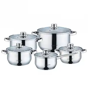 Maestro MR-2020-10 Batería de Cocina 10 Piezas Acero Inoxidable