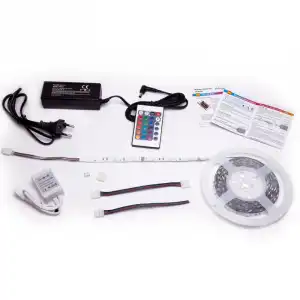Purline Kit Completo Tira LED RGB 36W 5m con Mando