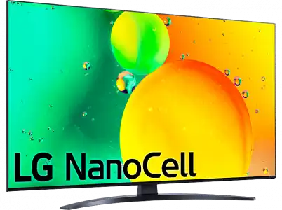 TV LED 50" - LG 50NANO766QA, UHD 4K, Procesador α5 Gen5 AI Processor Smart TV, DVB-T2 (H.265), Azul Oscuro