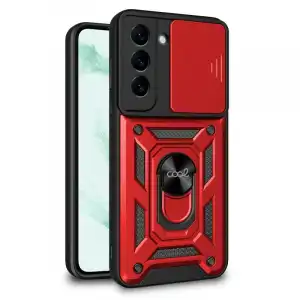 Cool Funda Hard Ring Rojo para Samsung Galaxy S22 Plus S906